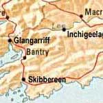 Map of South West Ireland