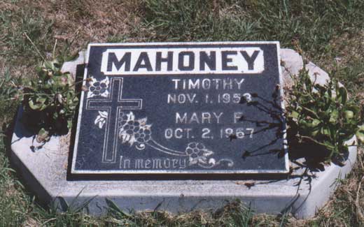 Mary Mahoney's Tombstone